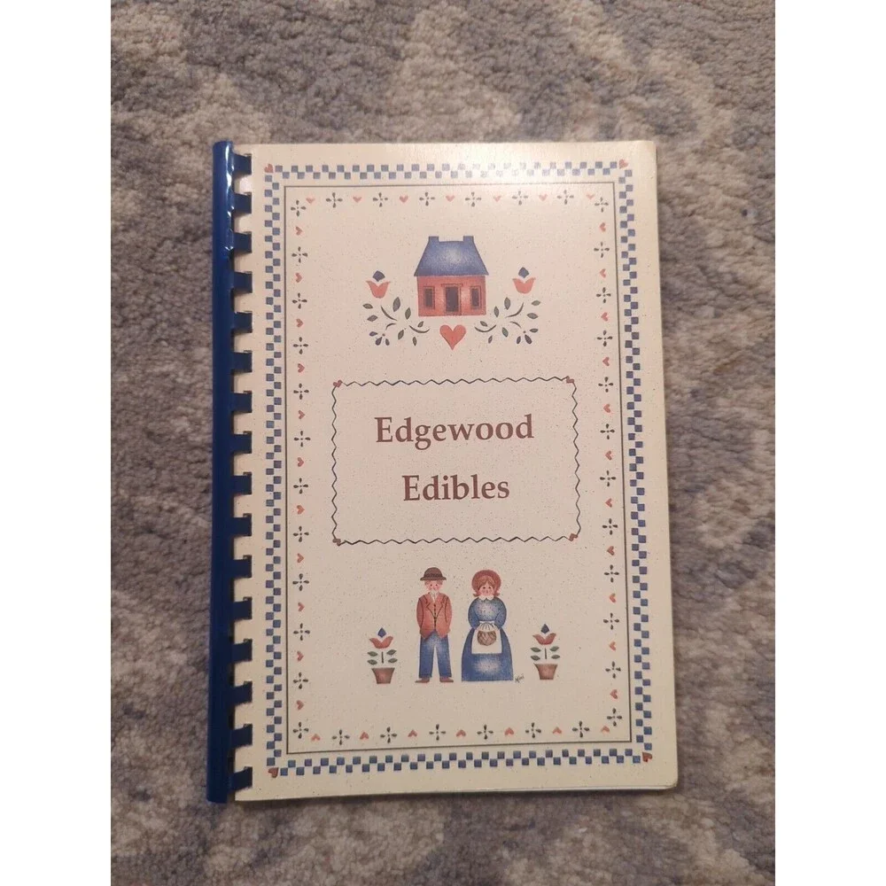 Edgewood Baptist Church‎ Cookbook Spiral Vintage 1988 Acteen Winston-Salem, NC